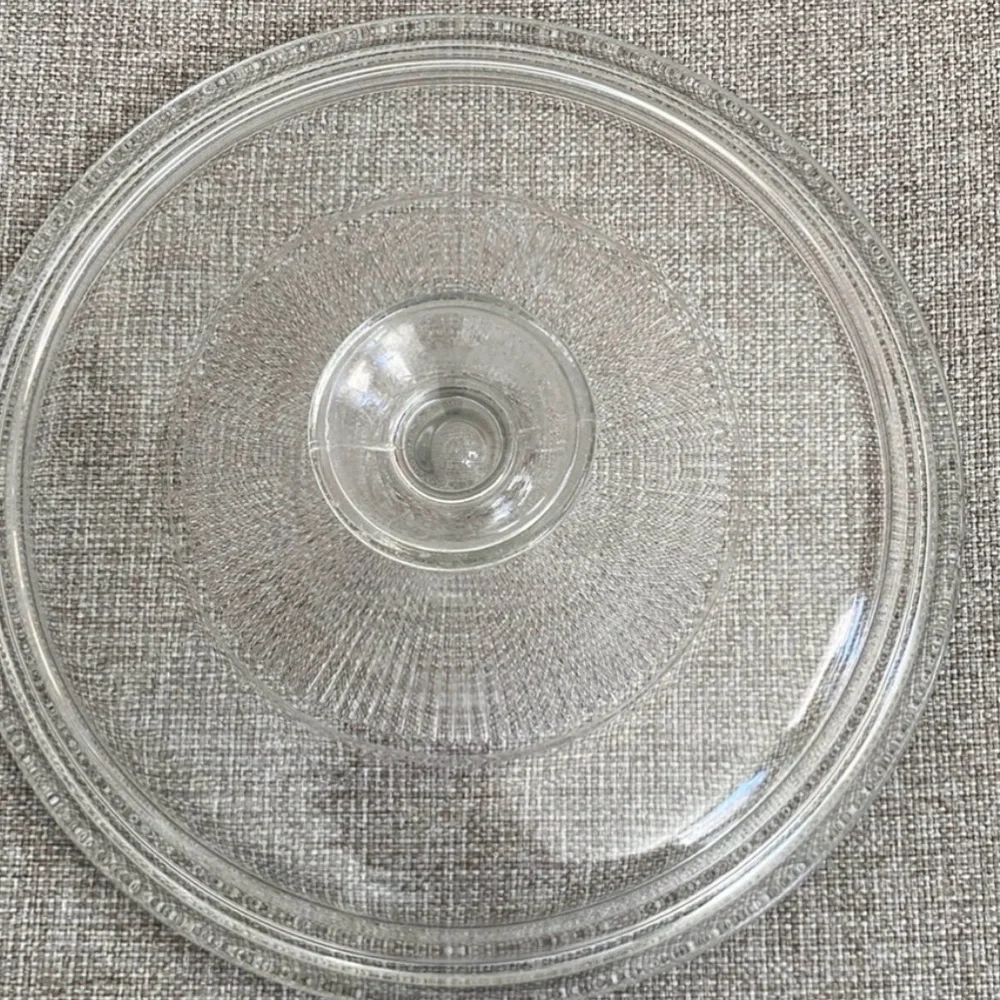 VTG Pyrex Glass Replacement Lid G5C Clear Glass